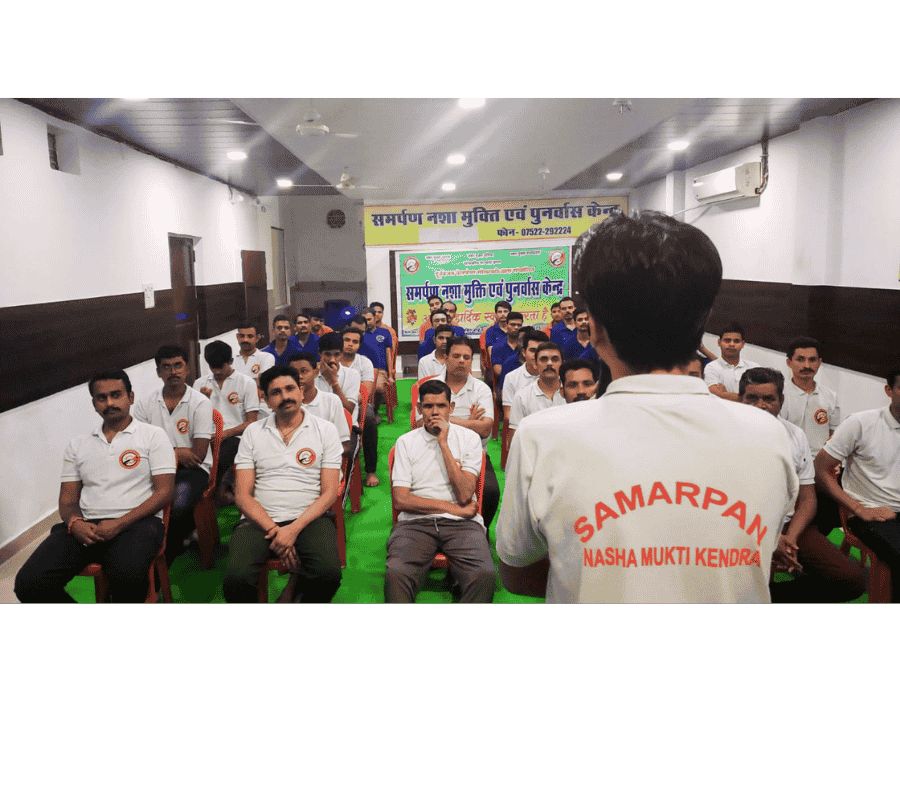 Counselling class at Rehabilitation Centre in Gwalior